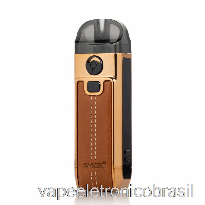 Vape Vaporesso Smok Nord 4 80w Pod Kit Couro Marrom